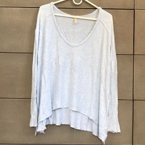 Lights blue oversized beach sweater, size small